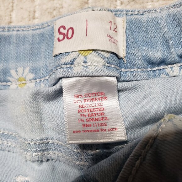 SO Girls Bermuda Denim Shorts – Size 12 - Picture 10 of 16
